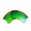HKUCO Red+Black+Emerald Green Polarized Replacement Lenses for Oakley Flak Jacket XLJ Sunglasses